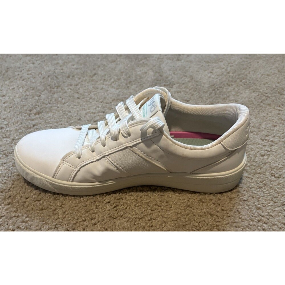 Ryka Lace-Up W7 Casual Sneakers Viv Classic White Minimalist Shoes - Picture 3 of 9